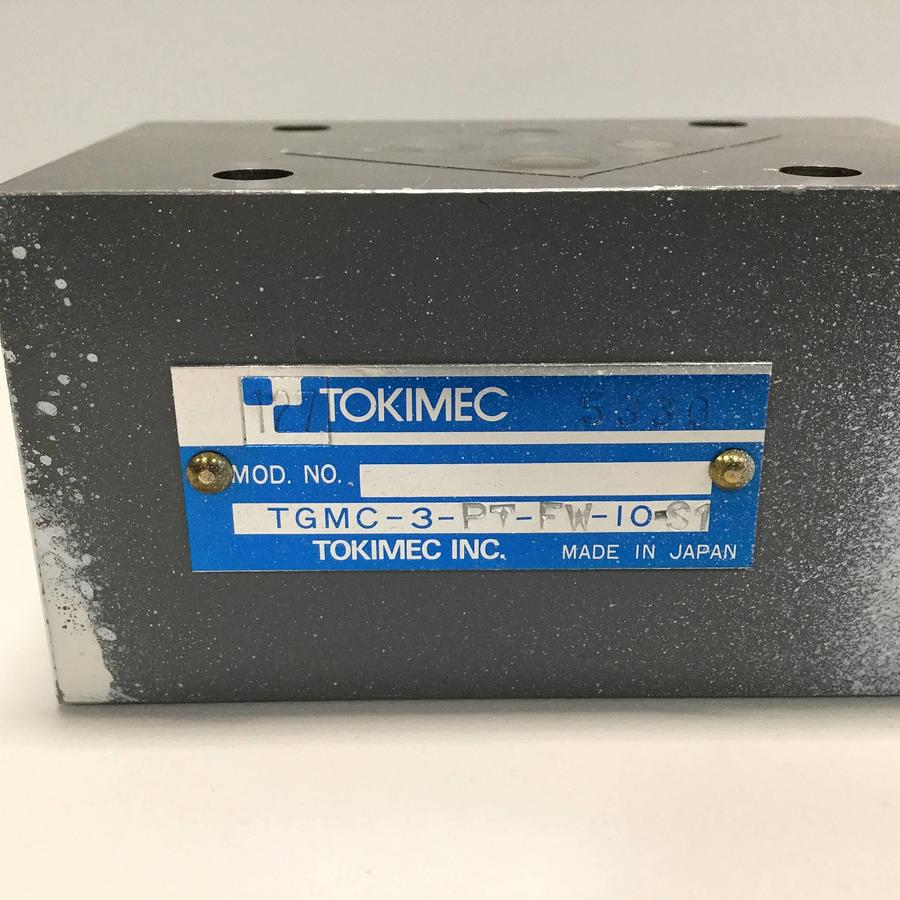 Used TOKIMEC Pressure Relief Valve TGMC-3-PT-FW-10-S1 USED 