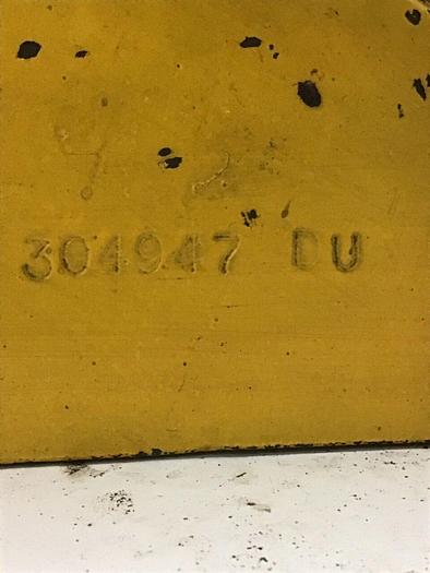 Used VAN DORN Rear Platen 304947 Used