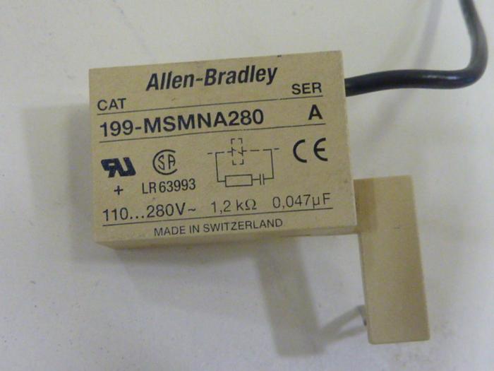 Used ALLEN BRADLEY Surge Suppressor 199-MSMNA280 SER A #61416