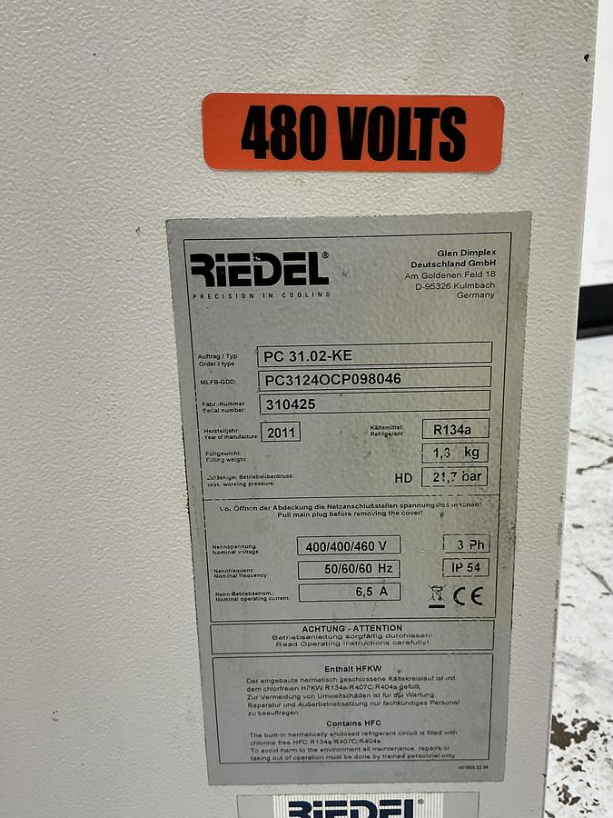 Used Riedel PC 31.02-KE