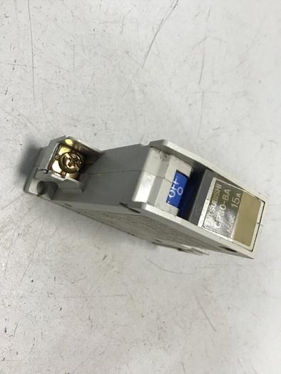 Used MITSUBISHI 15 Amp Circuit Breaker CP30-BA-1P-15A #119605