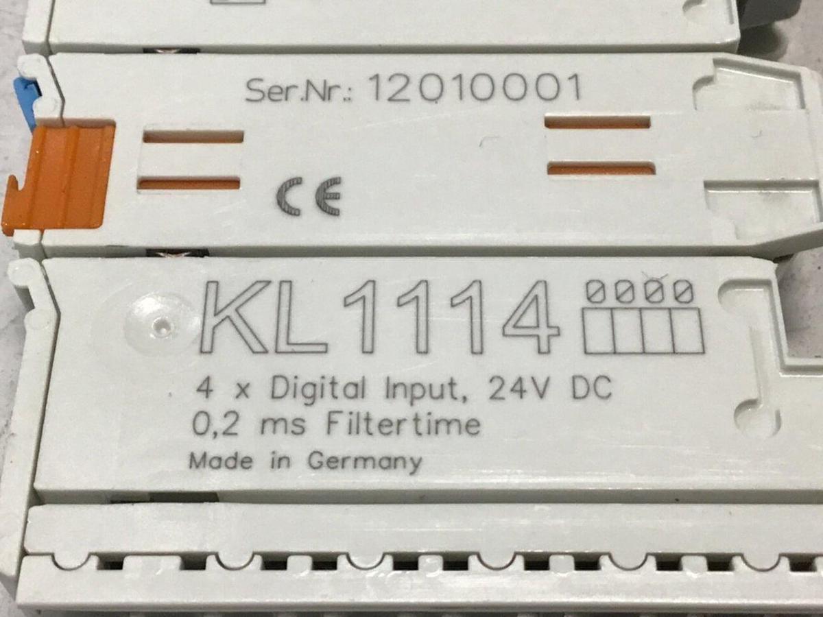 Used BECKHOFF 4-Channel Digital Input Terminal KL1114 USED