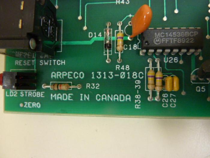 Used ARPECO Memory Board 1313-018C #47669