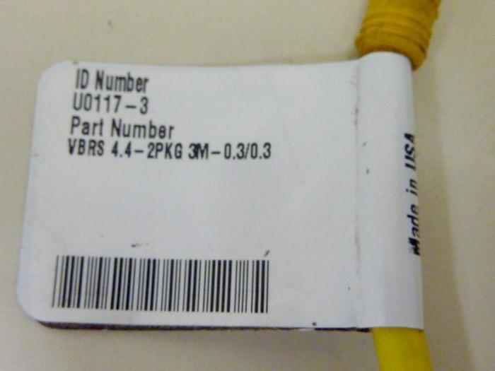Used TURCK ELEKTRONIK Cable U0117-3 #64516