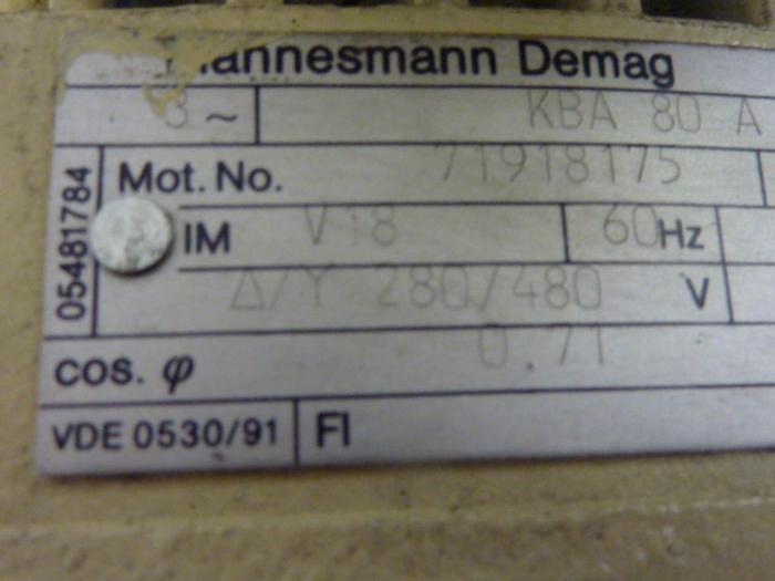 Used MANNESMANN DEMAG Microspeed Unit FG06 U1-H2-F2 Used