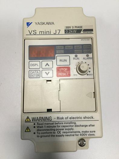 Used YASKAWA VS Mini J7 Drive CIMR-J7AA20P2 #103752
