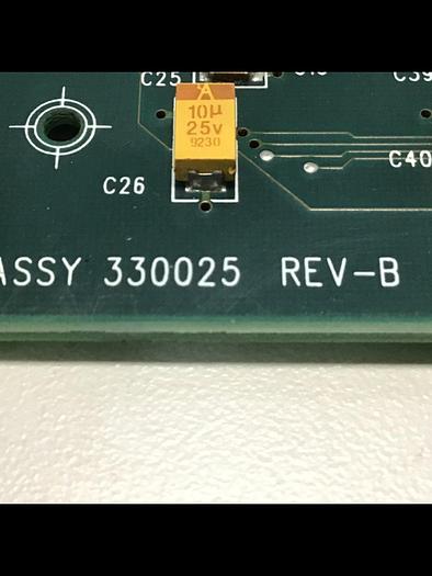 Used VAN DORN Analog Circuit Board 330025 PC330-025 Used