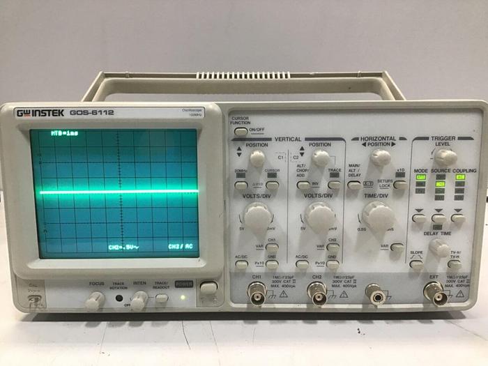 Used GW INSTEK Oscilloscope GOS-6112 #119524