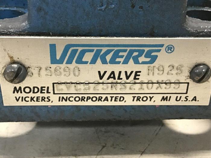 Used VICKERS Valve CVCS25NS210X99 Used