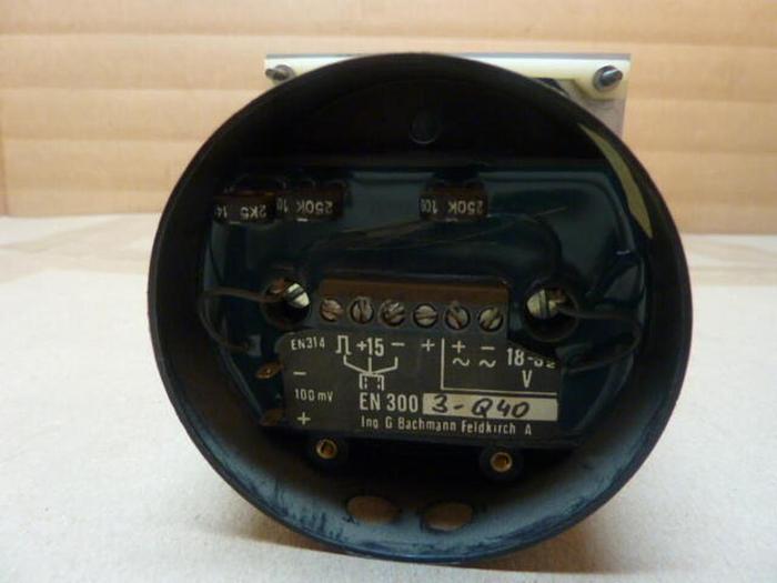 Used BACHMANN ELECTRONIC Meter Gauge EN 300-Q40 #30545