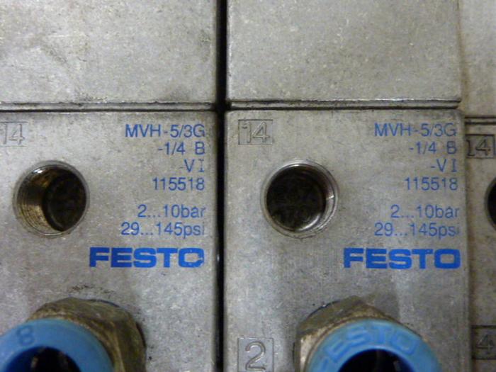 Used FESTO Control Block / Valve Terminal IFB8-02 #52825