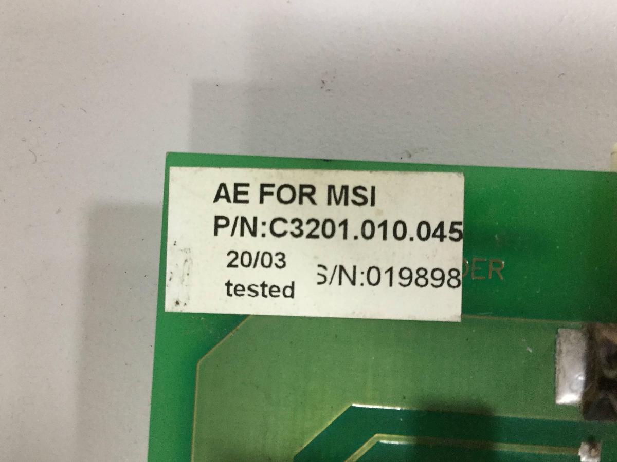 Used AMERICAN MSI Control Board C3201.010.045 Used