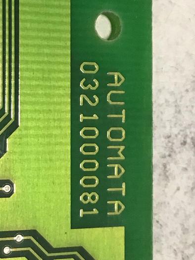 Used AUTOMATA Circuit Board 032000081 6000100812 #140859