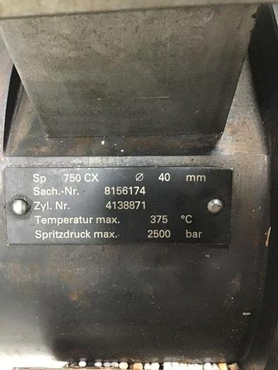 Used KRAUSS MAFFEI Injection Unit KM160-750 CX / IU Used