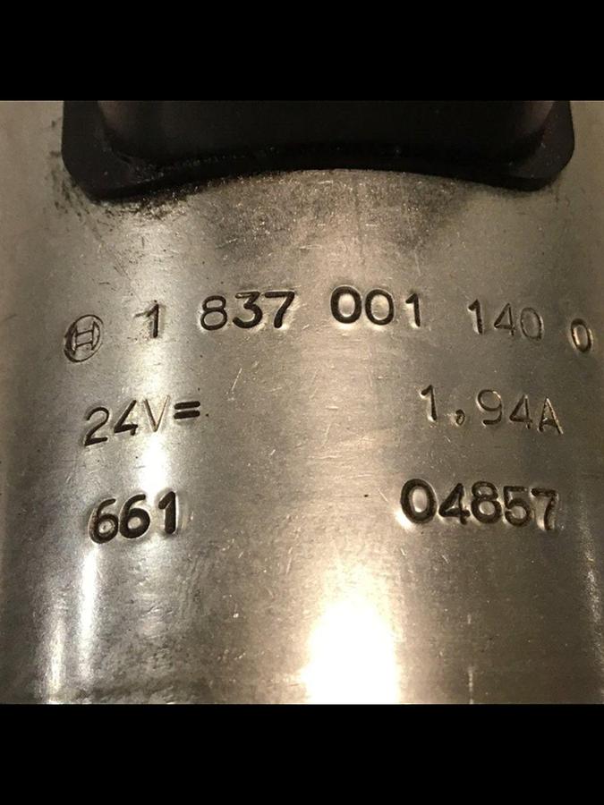 Used BOSCH Valve 0 810 001 834 Used