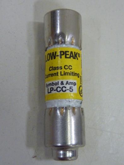 Used BUSSMANN 5 Amp Fuse LP-CC-5 USED #62262