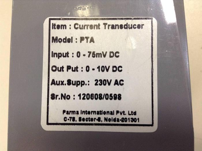 Used AUTONIX Current Transducer PTA #87048