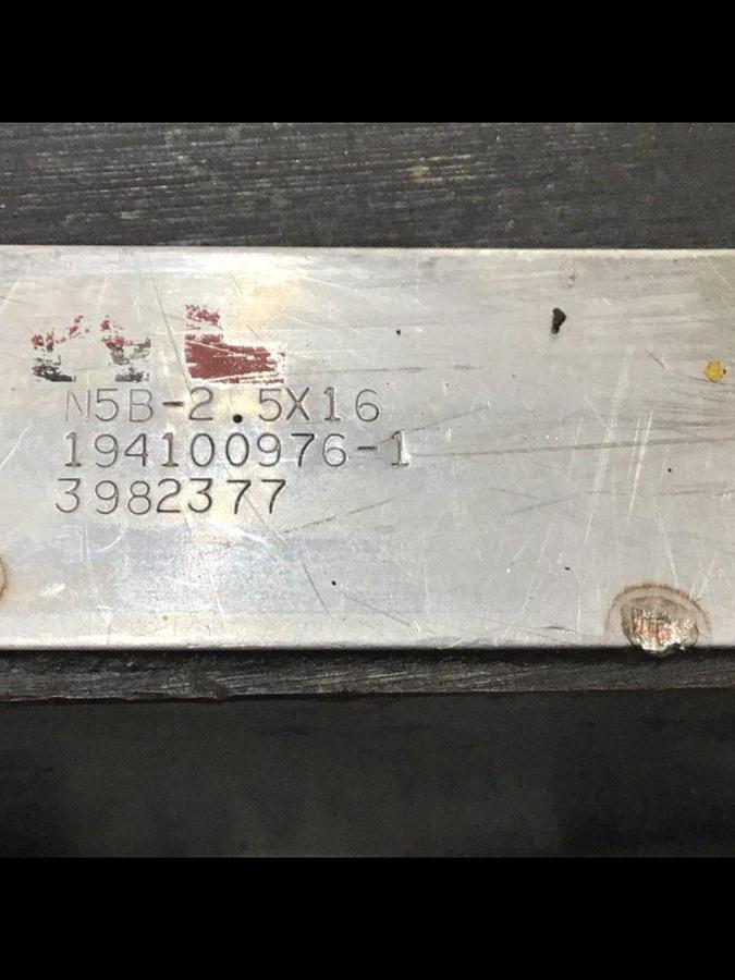Used CINCINNATI MILACRON Injection Sled Cylinder N5B-2.5X16 USED