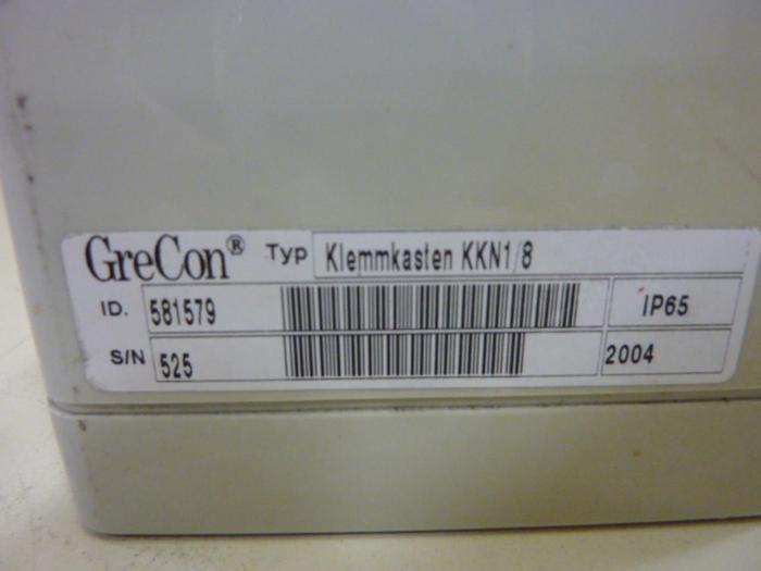Used GRECON Junction Box KKN1/8 #58994