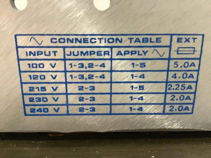 Used CONDOR Power Supply HDCC150W-A+ #120660