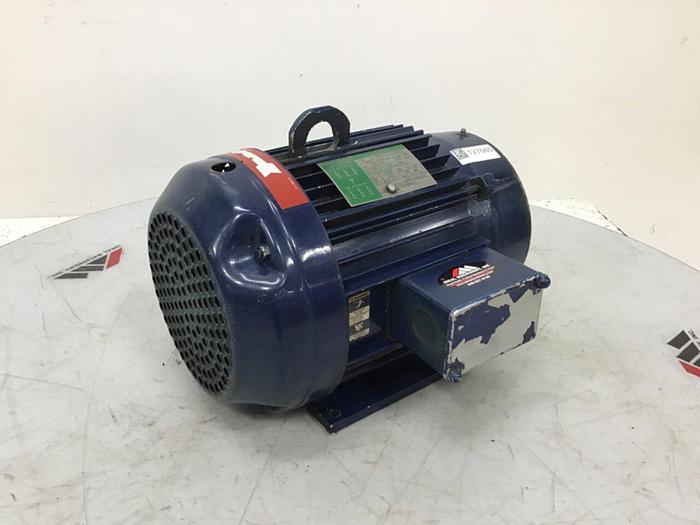 Used LINCOLN ELECTRIC 5 HP AC Motor TF4286C #127665