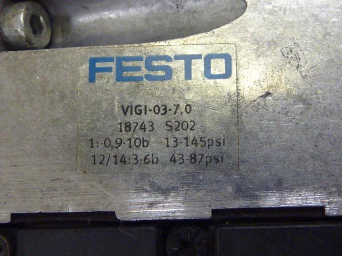 Used FESTO Control Block / Valve Terminal IFB13-03 Used