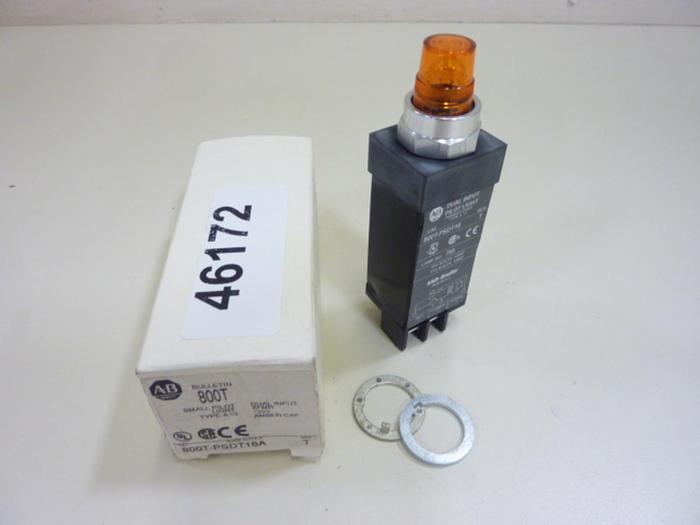 ALLEN BRADLEY Pilot Light 800T-PSDT16A AMBER #46172