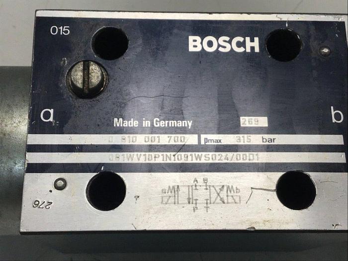 Used BOSCH Valve 0 810 001 700 #136680