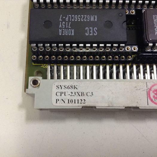 Used REIS Module SYS68K/CPU-23 Used