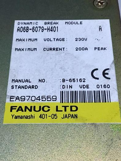 Used FANUC Dynamic Break Module A06B-6079-H401 #136036