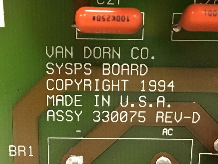 Used VAN DORN Power Supply 330075 USED