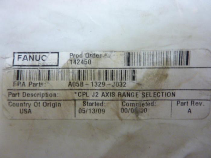Used FANUC Bracket A05B-1329-J032 #50429