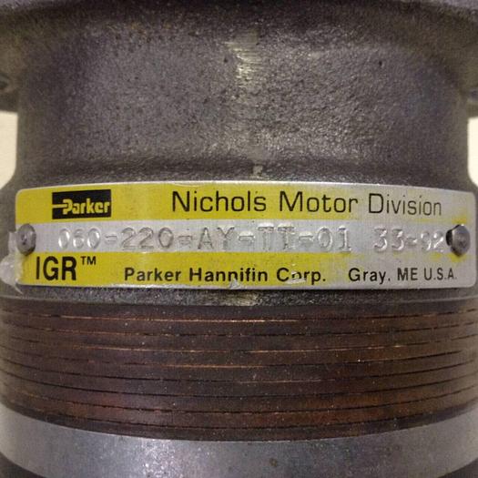 Used PARKER Die Height Adjustment Hydraulic Motor 060-220-AYTT-01 #89256