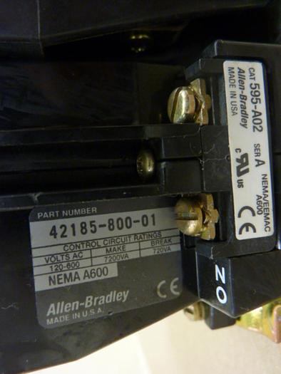 Used ALLEN BRADLEY Starter Size 1 509-BOD SER B W27 #47130