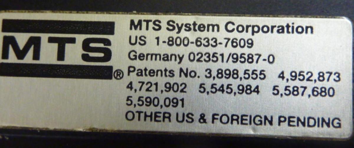 Used MTS Position Sensor LPRHVU03201 Used