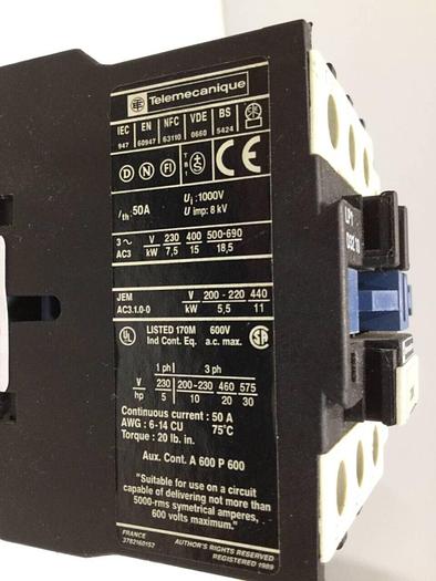 Used TELEMECANIQUE Contactor LP1D3210 #97922