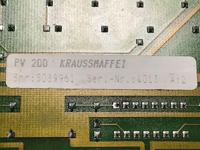 Used KRAUSS MAFFEI Circuit Board 5004348 PV200 Used