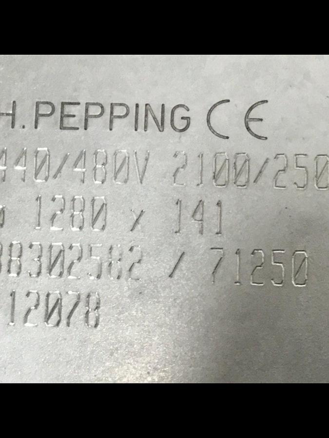 Used H PEPPING 2100/2500 Watt Heater Band 88302582 NEW