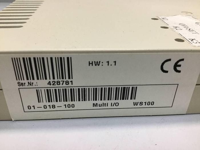 Used SIGMATEK Multi I/O Module WS100 01-018-100 #99152