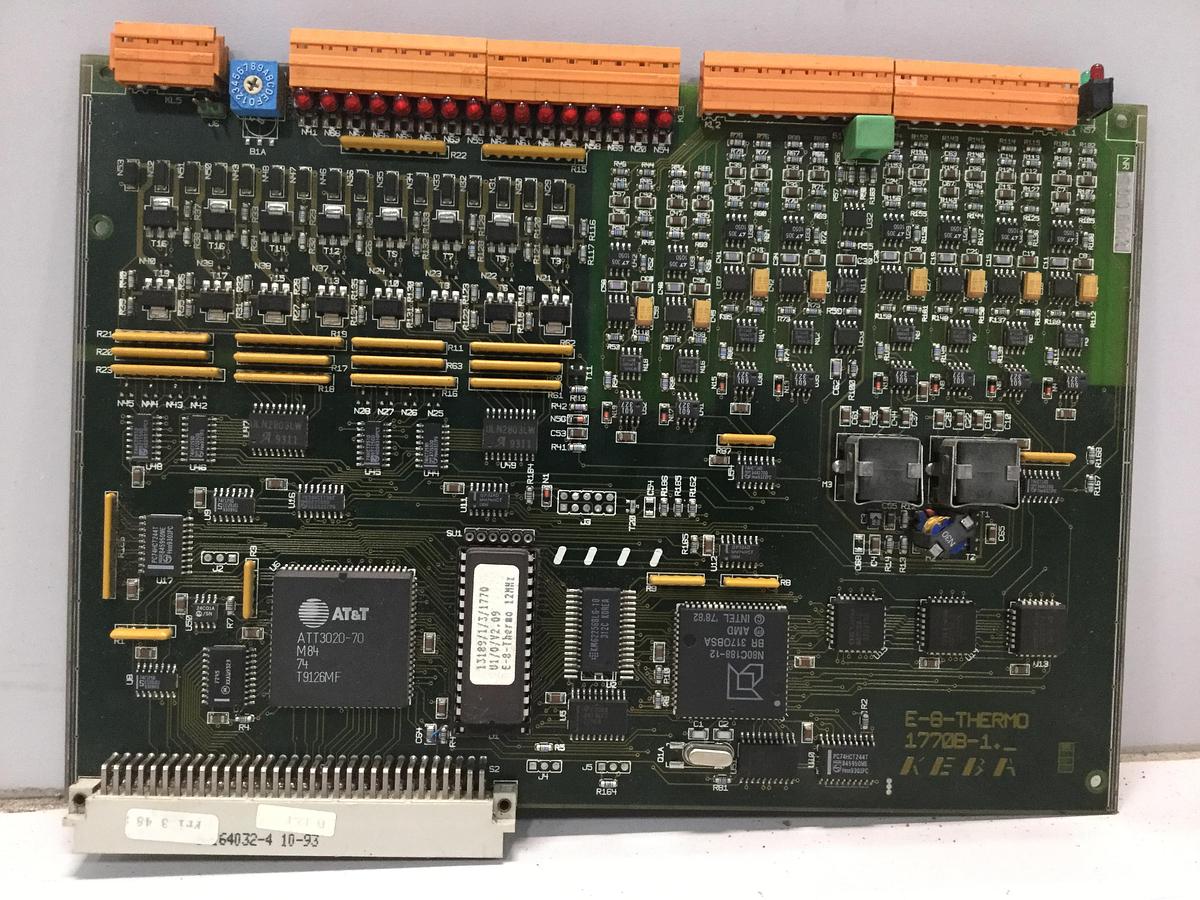 Used KEBA / Engel Circuit Board E-8-THERMO 1770B-1 Used