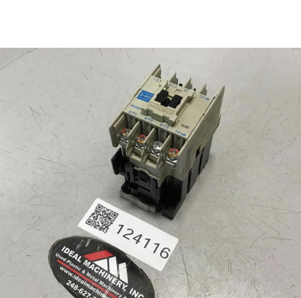 Used MITSUBISHI Contactor S-N10 20 AMP USED