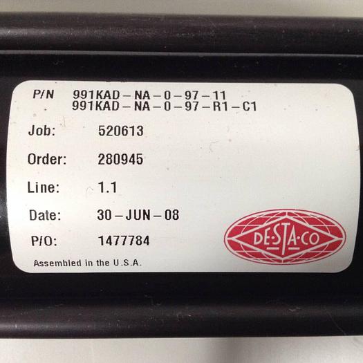 Used DESTACO Pneumatic Hold Clamp 991KAD-NA-0-97-11 #90047
