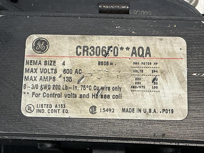 Used GENERAL ELECTRIC CR306F0**A0A
