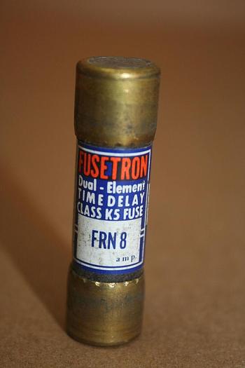 Used FUSETRON 8 Amp Fuse FRN-8 #19829