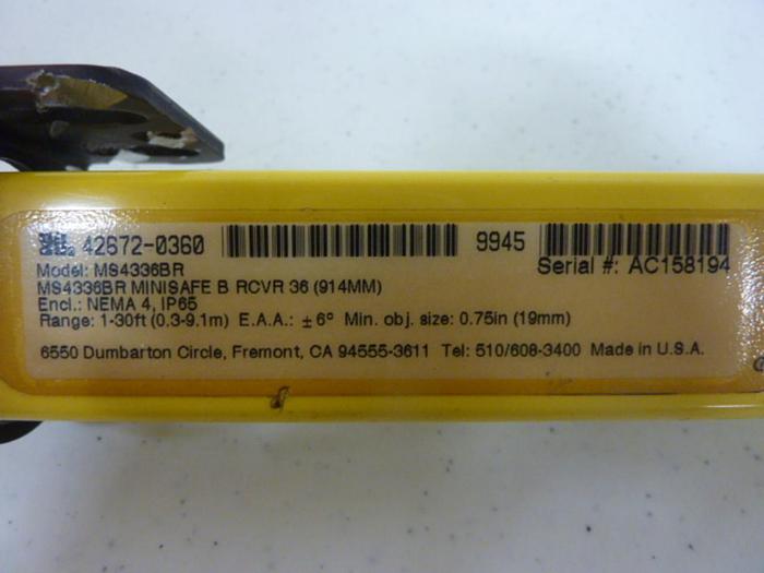 Used STI Light Curtain Receiver MS4336BR Used