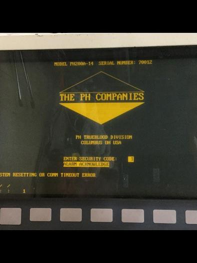 Used TRUEBLOOD Operator Panel 41AA-22003-202 #112356