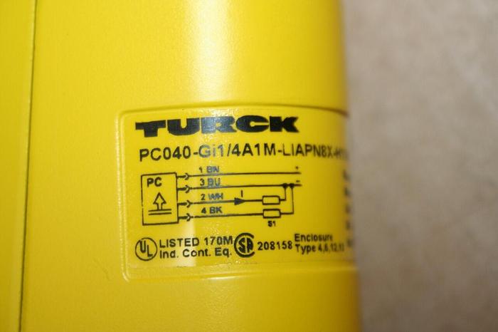 Used TURCK ELEKTRONIK Pressure Control PC040-GI1/4A1M L1APN8X-H1141 Used