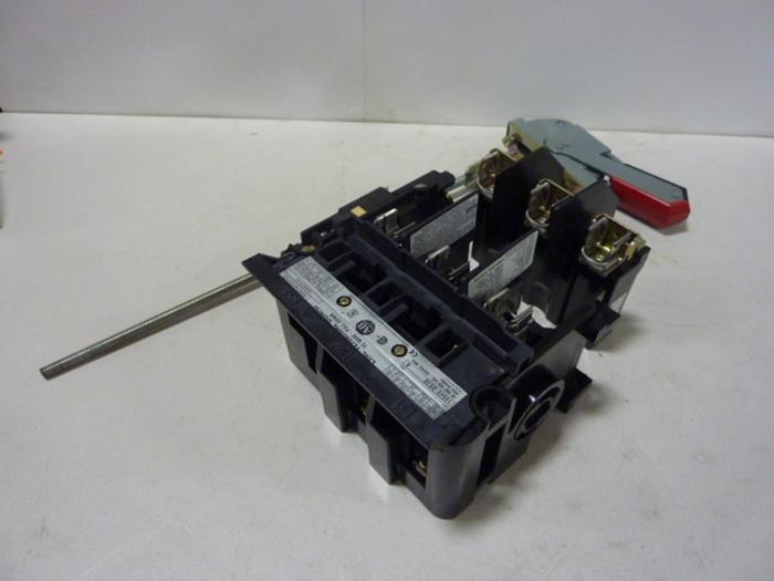 Used ALLEN BRADLEY 30 Amp Disconnect Switch 1494V-DS30 SER A #57401