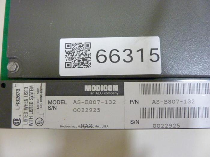 Used MODICON Input Module AS-B807-132 USED