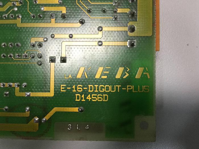 Used KEBA Engel Output Board E-16-DIGOUT-PLUS D1456D Used